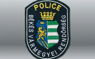 Hz. karjelvény (Békés Vármegyei RFK) felvarrós 1